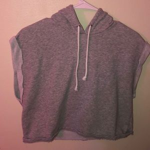 crop top hoodie